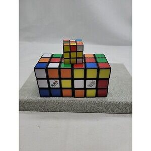 Lot Of 3  Rubiks Cube 2.5 Inch Toy Twist Puzzle